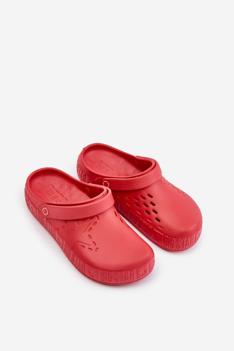 Men&#039;s lightweight slippers Chodaki Big Star Red