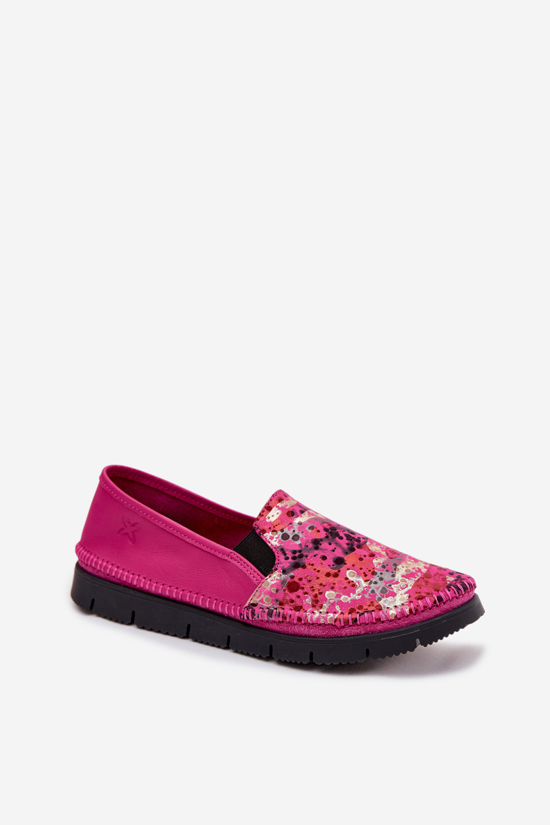 Dámske kožené slip-on topánky Maciejka