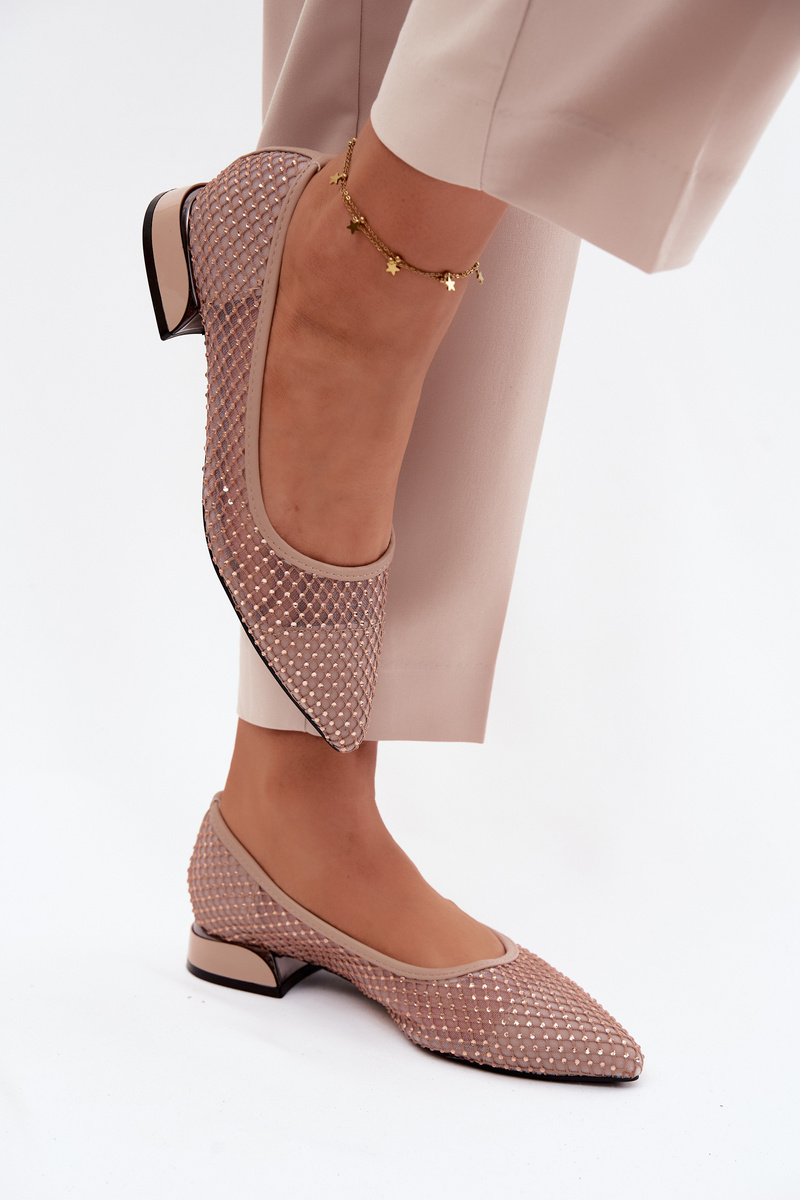 Dámske balerínky s ozdobami Vinceza