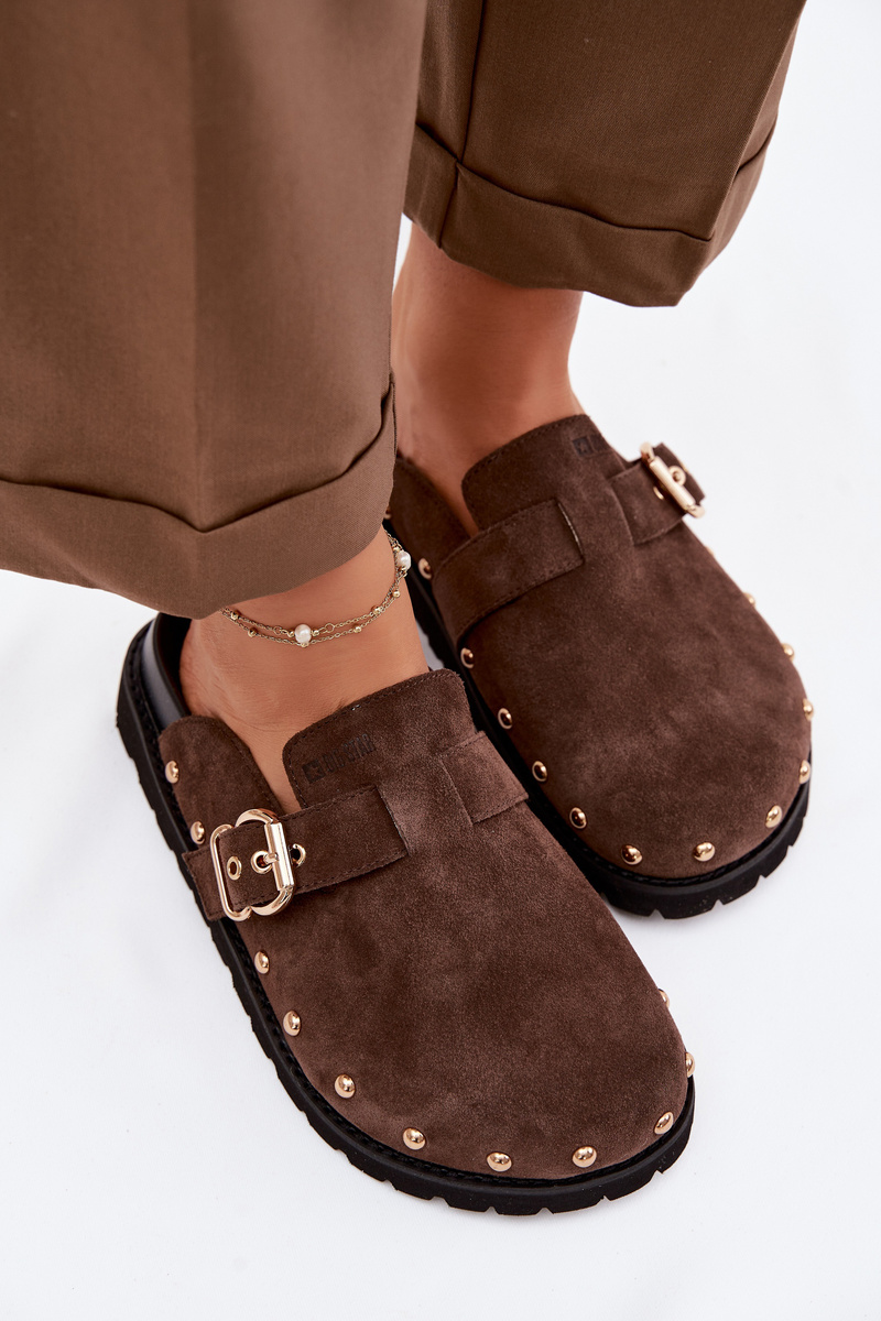 Сандали на платформа BIG STAR с нитове и катарама