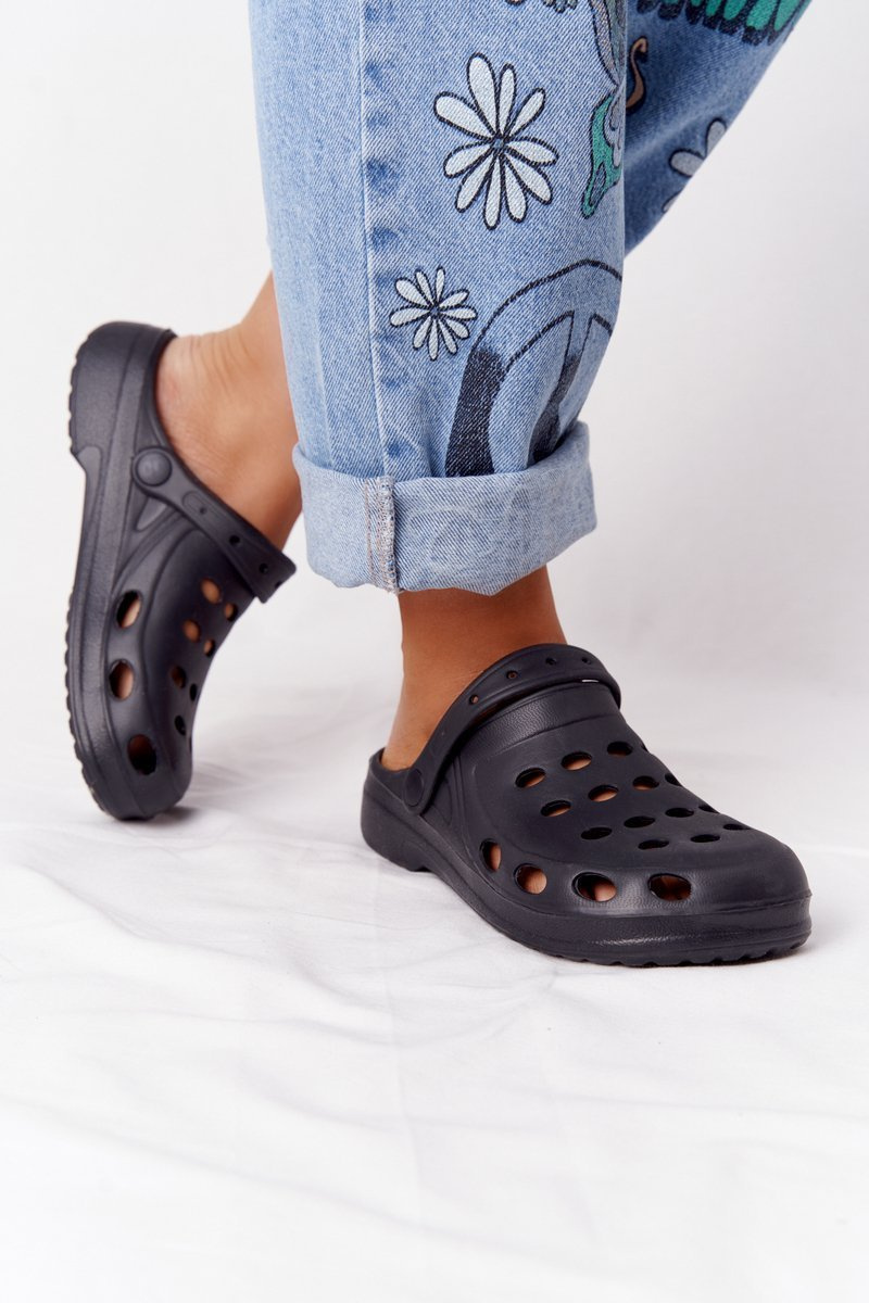 Boto Sandale Flip Flops pentru femei Sandale de lumină negru spumă EVA