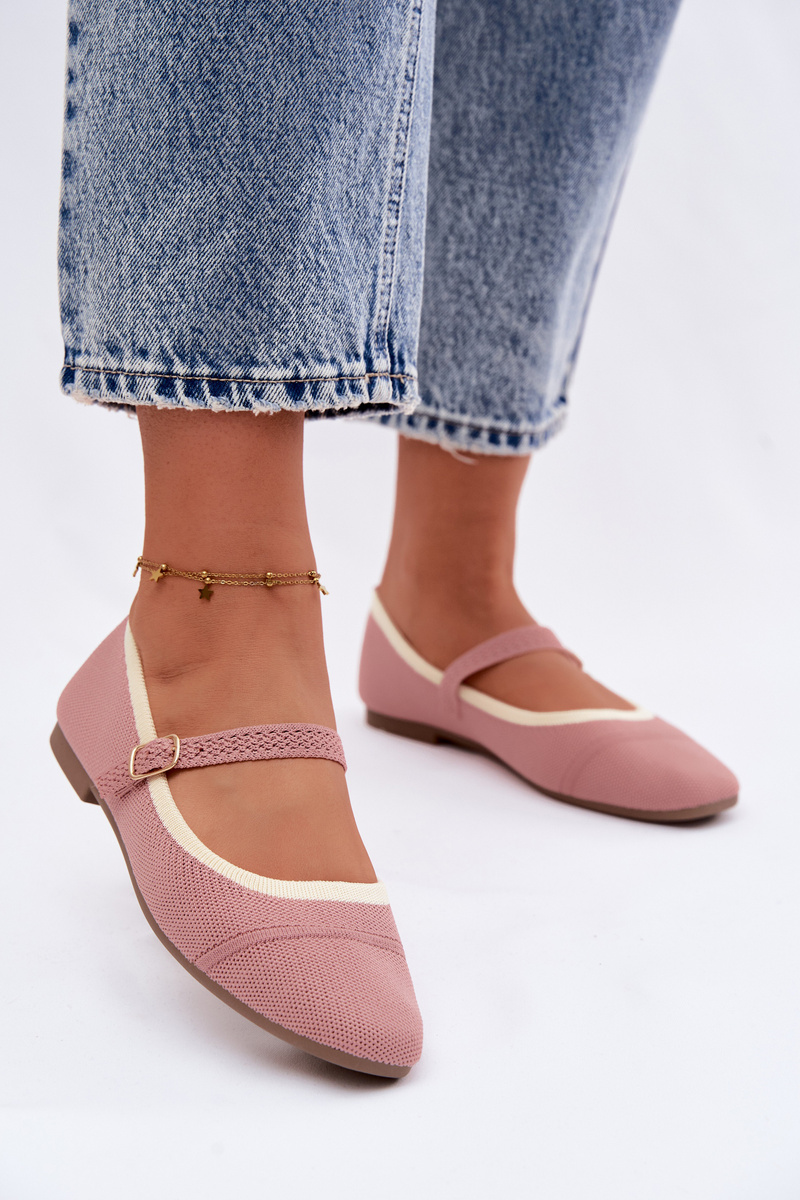 Baleríny Boto Flat Zelisa Pink