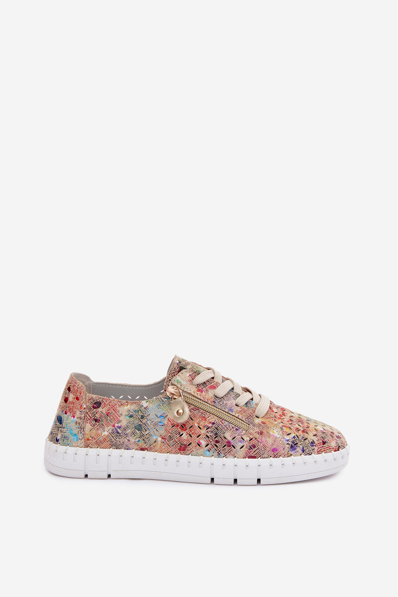EVENTO Dámske semišové mokasíny Multicolor Kamelia
