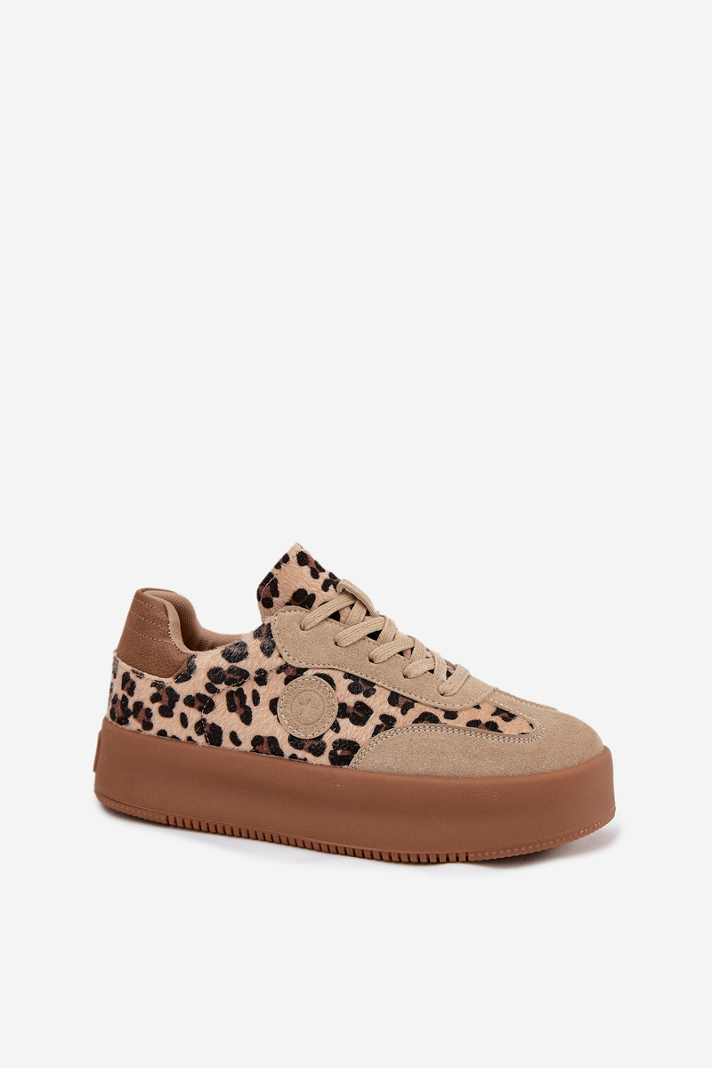 BIG STAR SHOES Dámske tenisky na platforme pantera Big Star