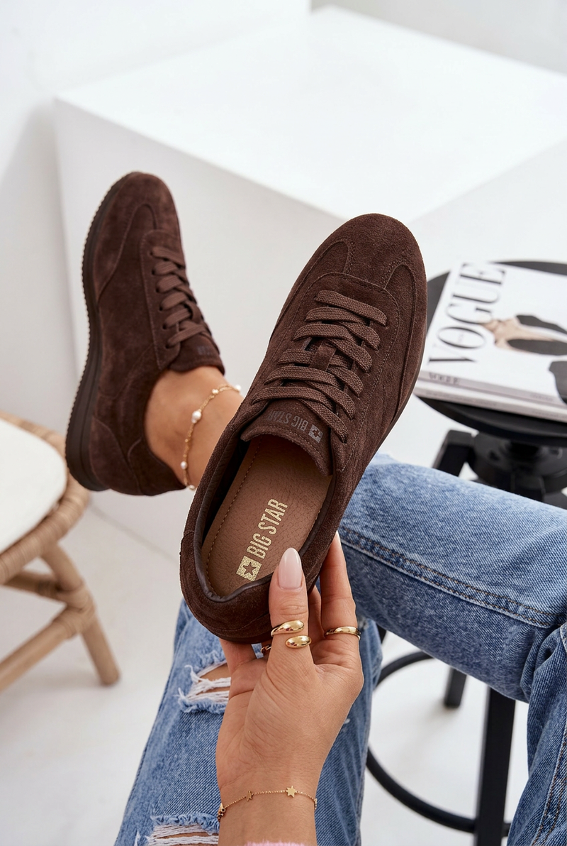 Дамски велурени маратонки Big Star