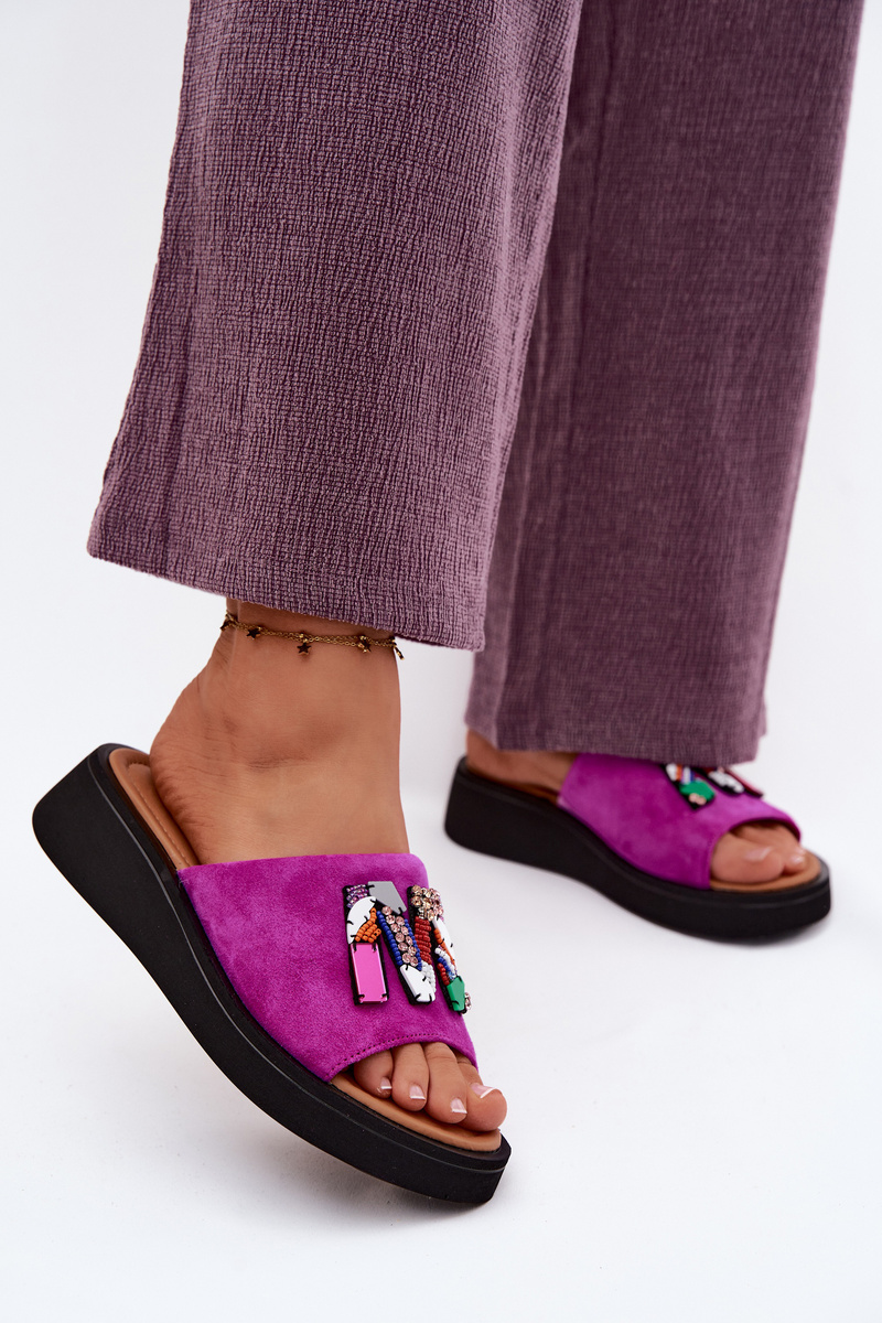 Papuci de damă cu platformă întoarsă Vinceza