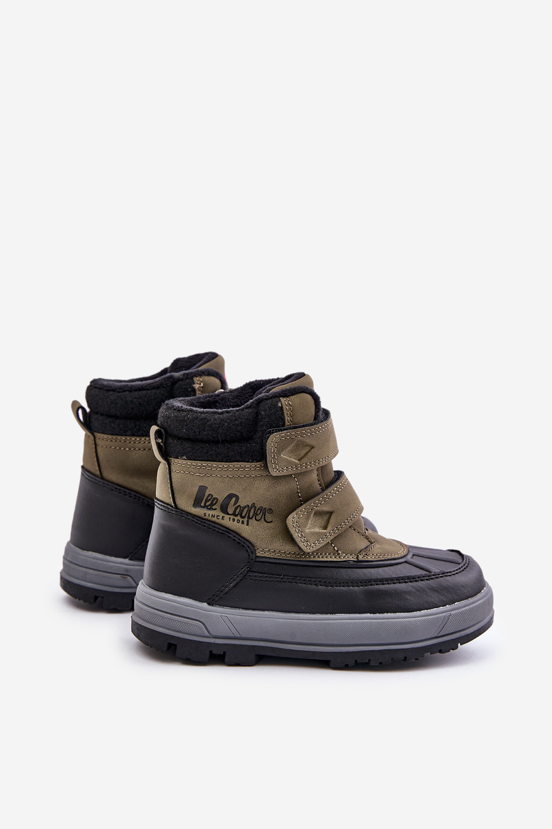 Insulated Boys' Snow Boots Lee Cooper Green