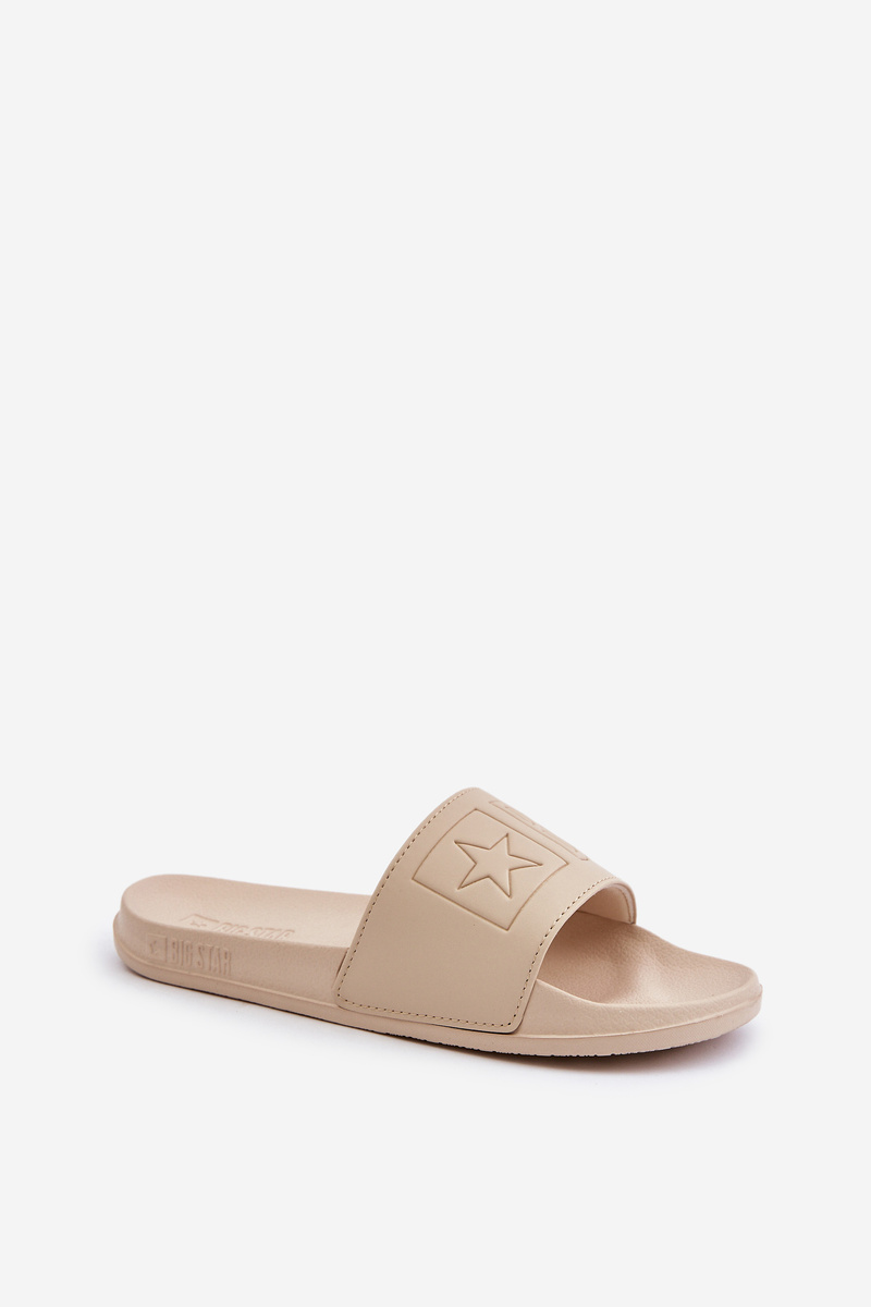 Foam slippers women&#039;s Big Star OO274043 beige