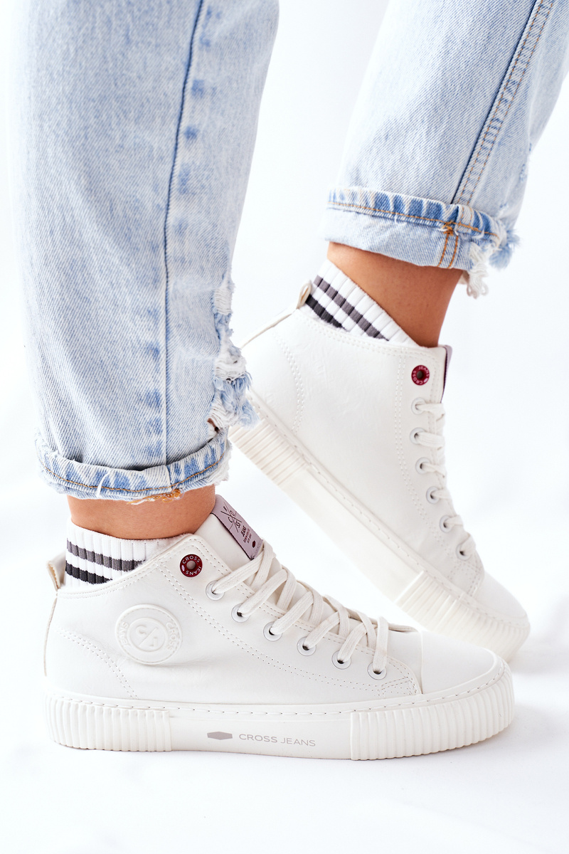 Women's Cross Jeans sneakers white II2R4022