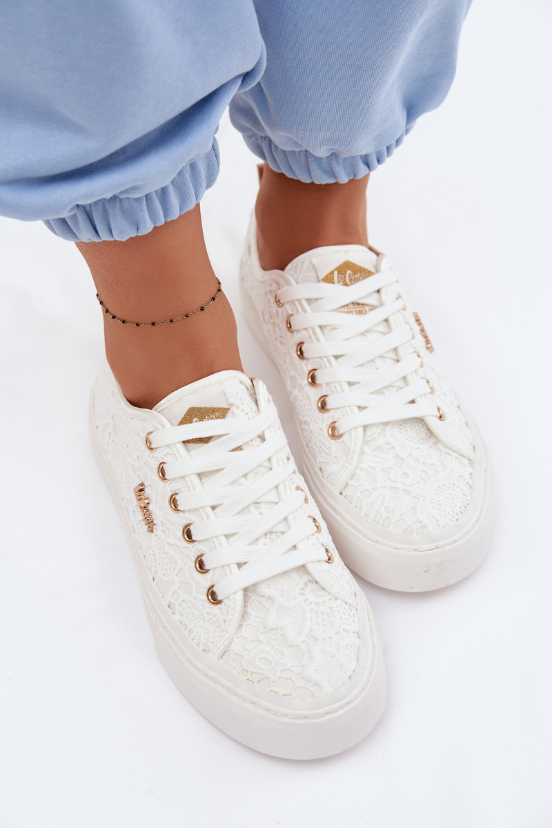 Дамски маратонки с връзки Lee Cooper