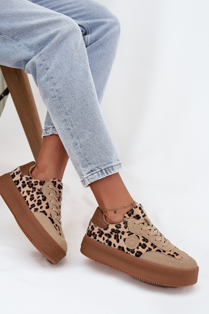 BIG STAR SHOES Dámske tenisky na platforme pantera Big Star