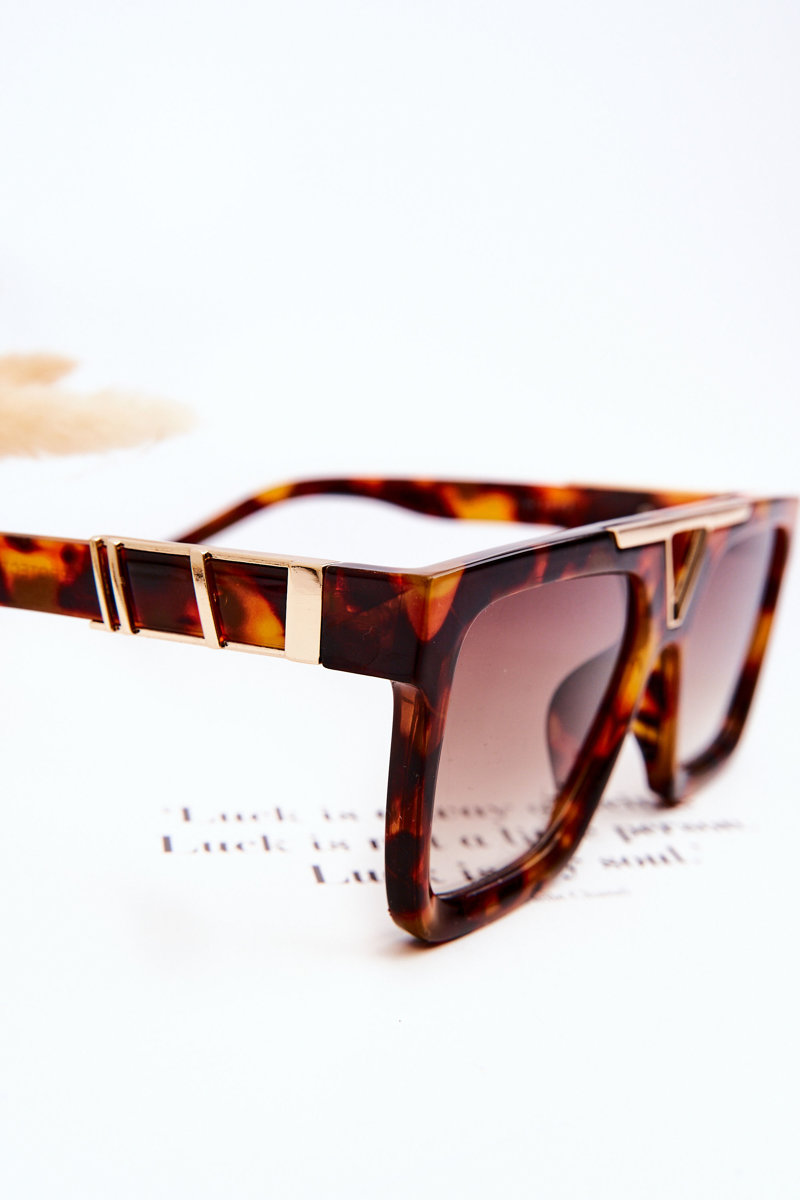 Women&#039;s sunglasses V130037 Leopard brown