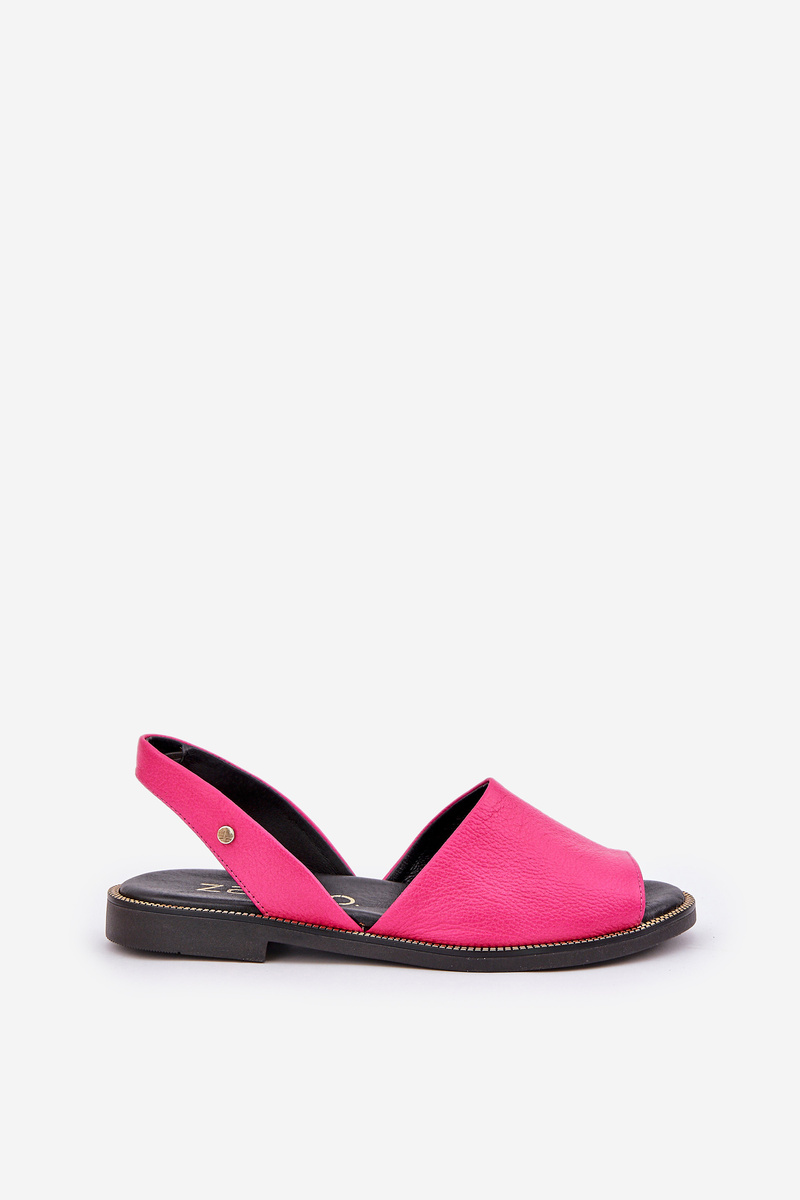 Kožené Šľapky Fuksia Zazoo 40327