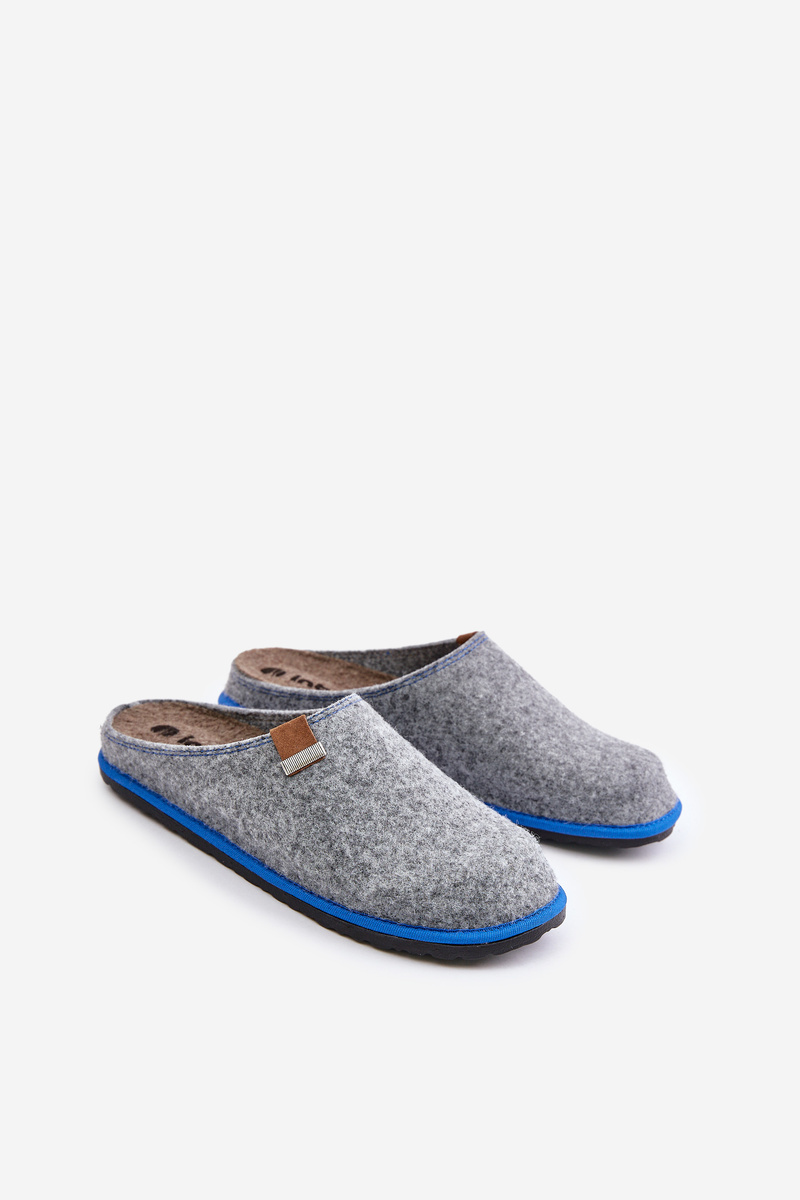 Men&#039;s Inblu Home Slippers Light Grey