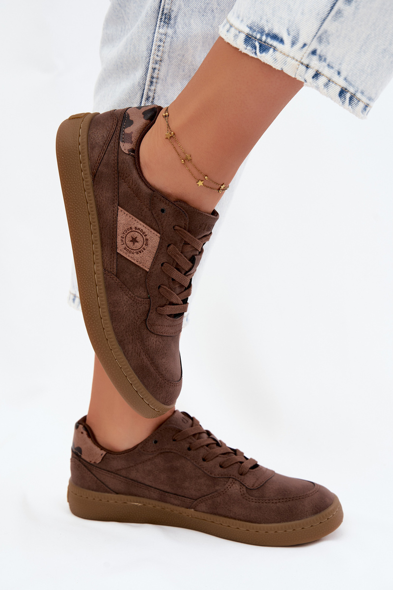 BIG STAR SHOES lesklé dámske tenisky
