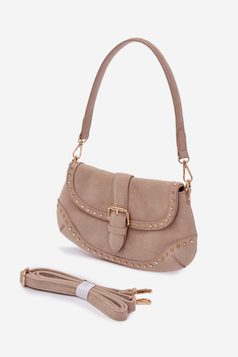 Flora&Co Eco Semišová kabelka so sponami