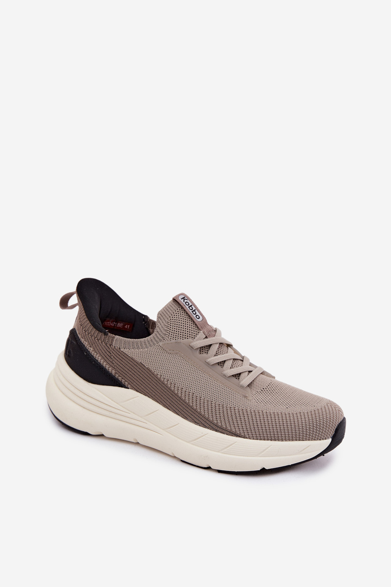 Levně Pánské sportovní textilní slip-on tenisky Kobbo