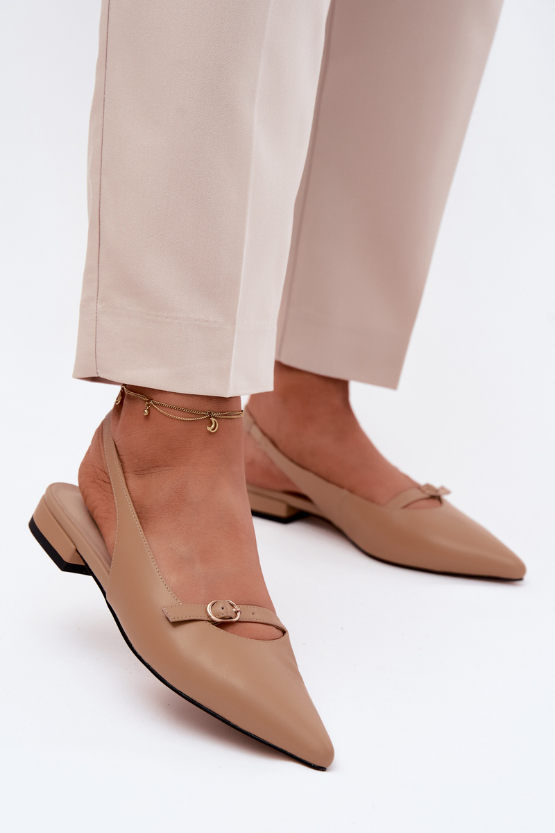 Sandale din piele cu toc jos Maciejka