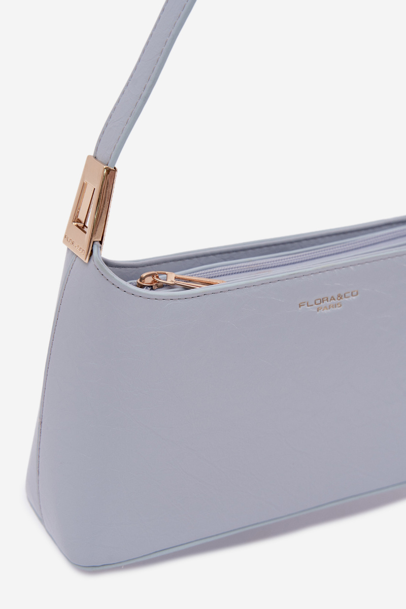 Flora&Co Modrá Eco Kožená Kabelka Tielle