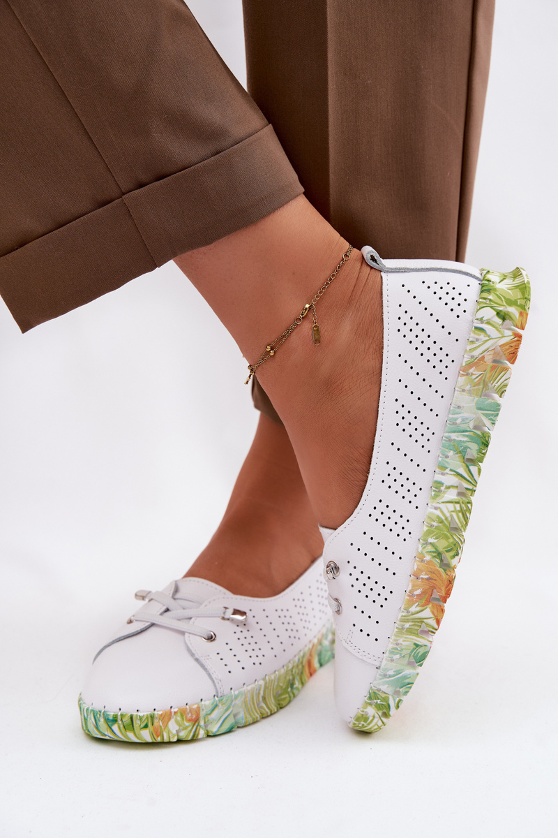 Дамски мокасини от естествена кожа S.BARKSI