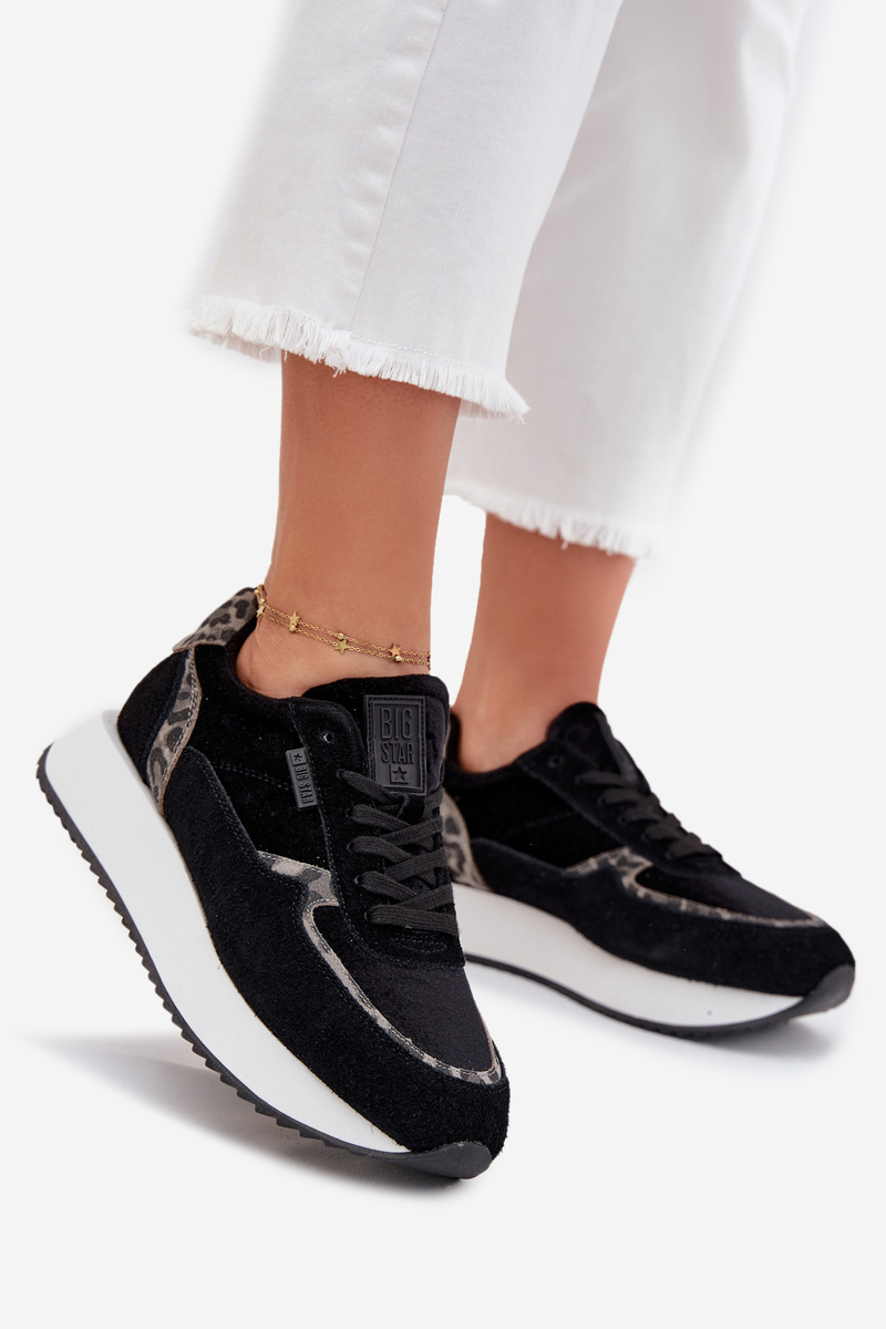BIG STAR SHOES Dámske Zamszové Sneakersy Big Star