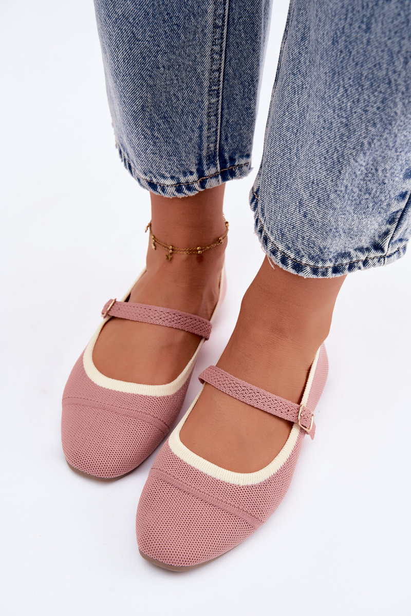 Baleríny Boto Flat Zelisa Pink