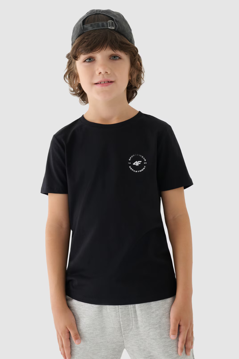 Smooth Cotton Boys T-shirt Regular 4FJWAW24TTS