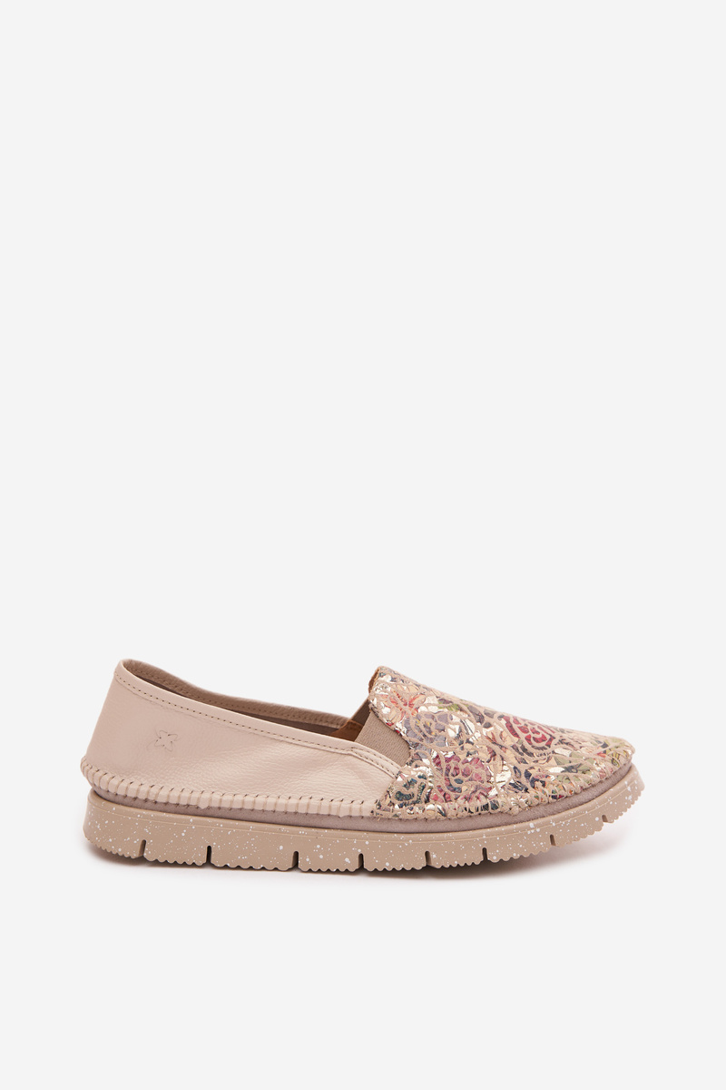 Dámske kožené slip-on topánky Maciejka