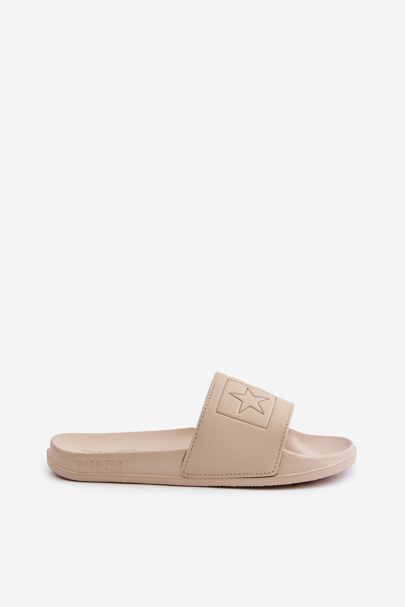 Foam slippers women&#039;s Big Star OO274043 beige