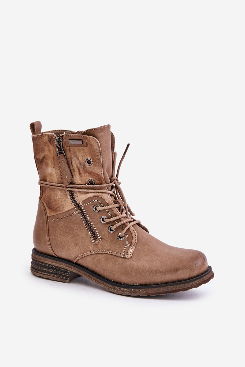 Women's ankle boots Workery dark beige Perfecto