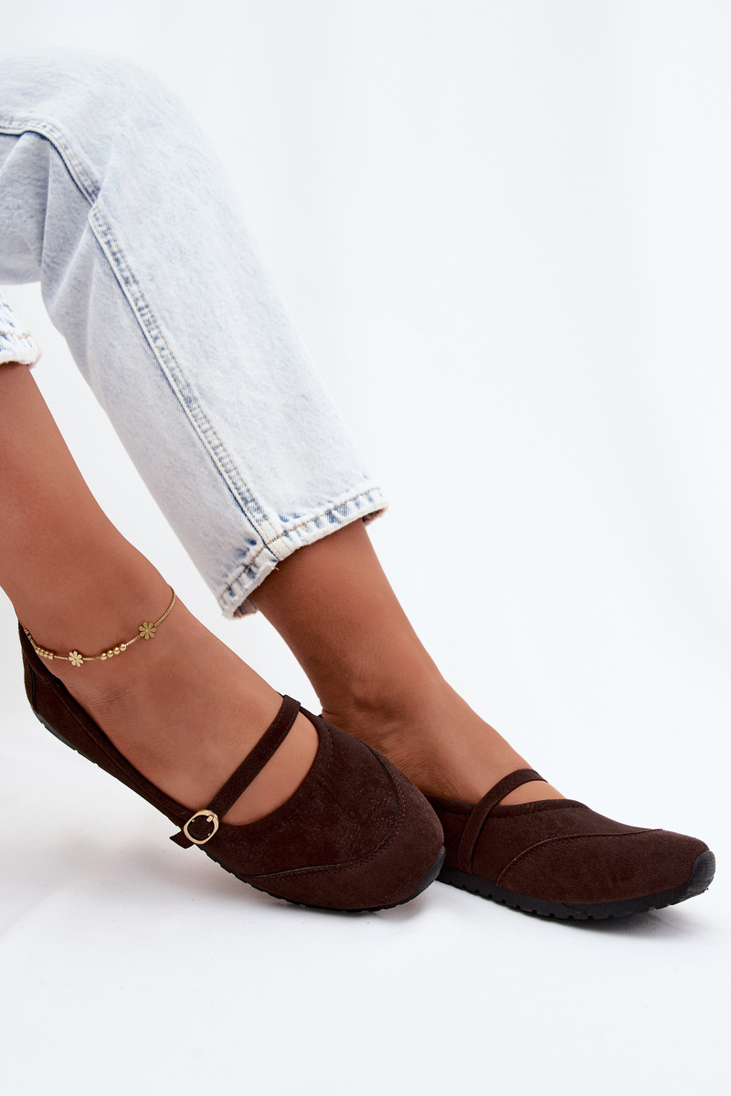 Boto Sport Balerinke s remenom Chocolate Charmy