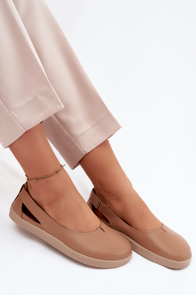 Balerini din piele Zazoo