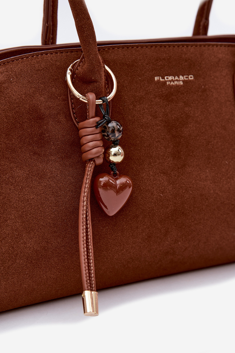 Flora&Co dámska kabelka s príveskom Camel Violette