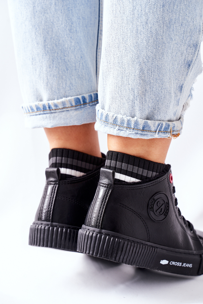 Women's Sneakers Cross Jeans black II2R4021