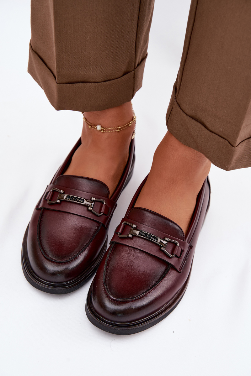 Дамски кожени мокасини Vinceza