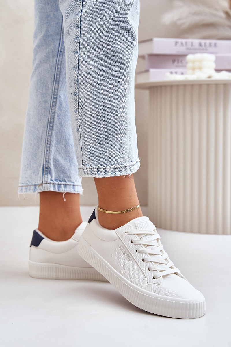 Insulated women's sneakers Big Star white