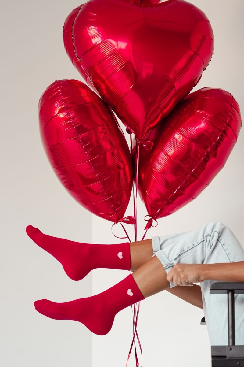 Milena dámské ponožky s malými srdíčky