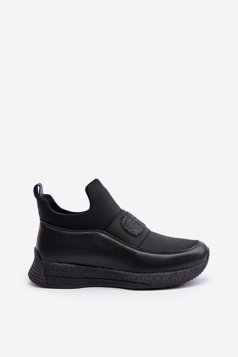Leather sports shoes black Artiker