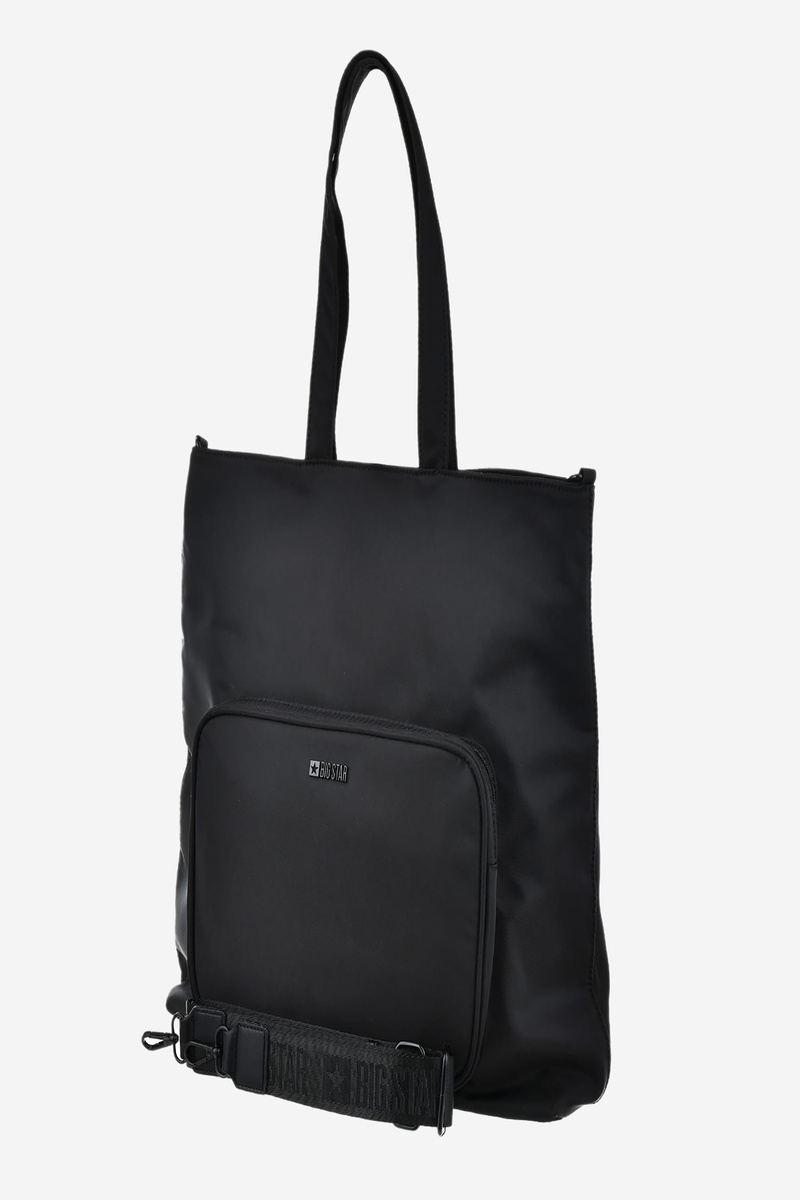 Big Star Black Material Handbag
