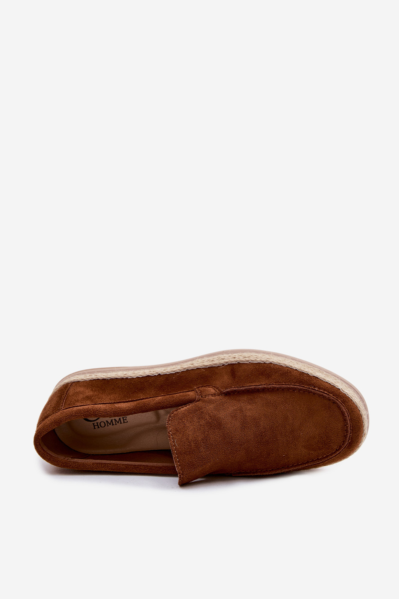 Pánske espadrilky mokasíny Camel Rexton