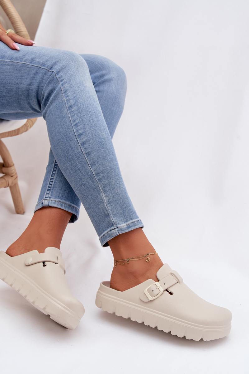 Дамски джапанки EVENTO с катарама бежови Larinie