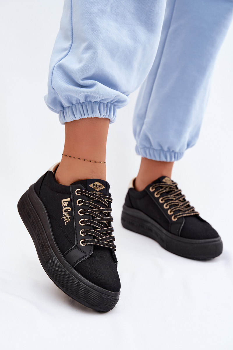 Дамски маратонки на платформа Lee Cooper