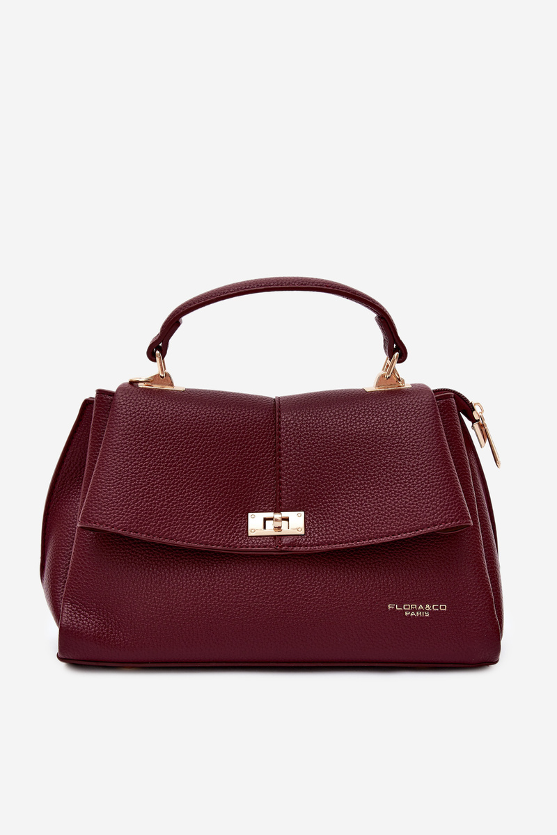 Flora&Co Dámska kabelka z eko kože, burgundy