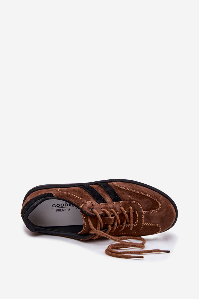 Dámske tenisky Boto Leather Suede hnedé