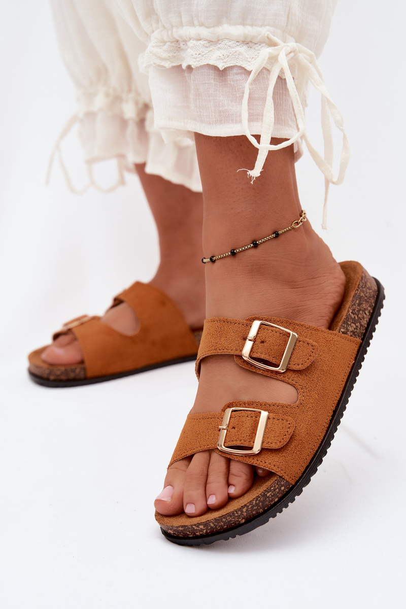 Ženske japonke z zaponkami Camel Brigid