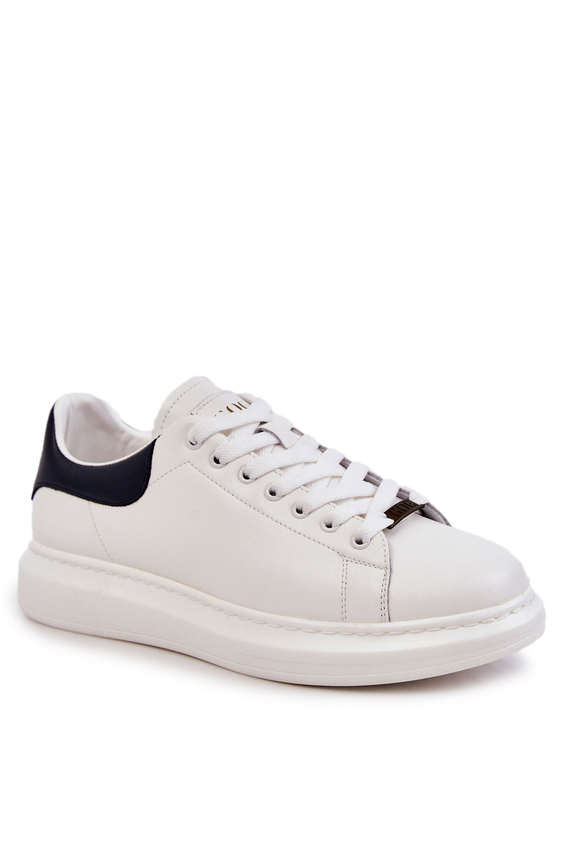 Sneakersi albi pentru bărbați GOE