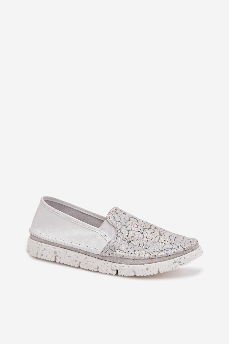 Dámske kožené slip-on topánky Maciejka