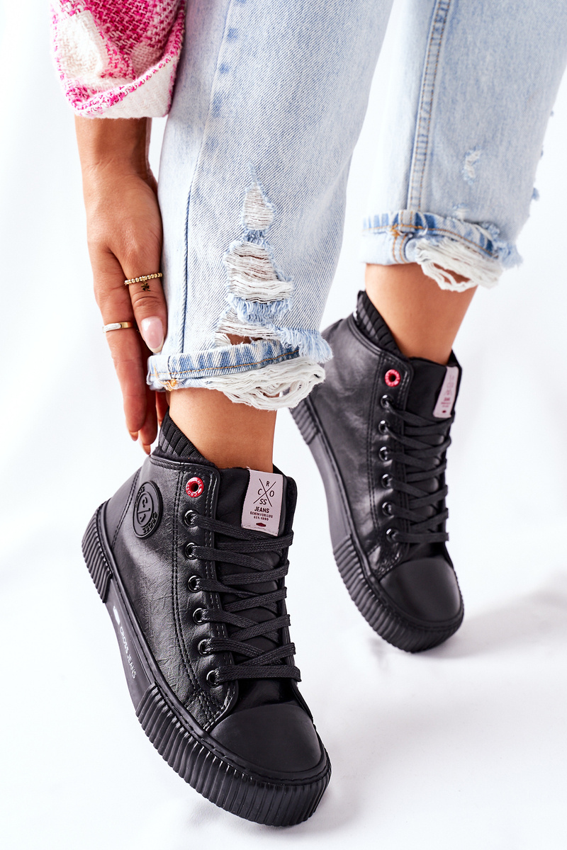Women's Sneakers Cross Jeans black II2R4021