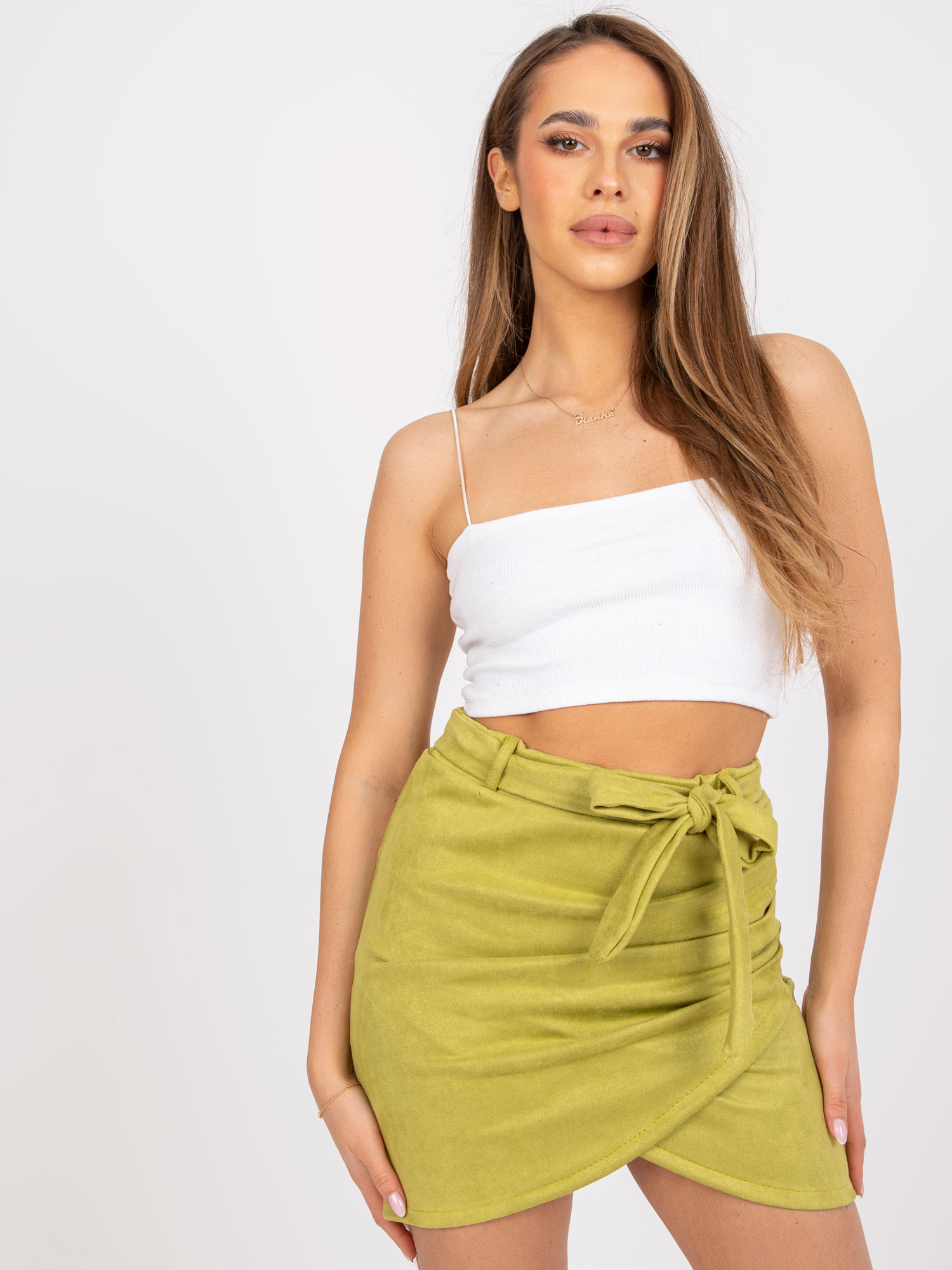 Skirt-DHJ-SD-15680.28X-Lime