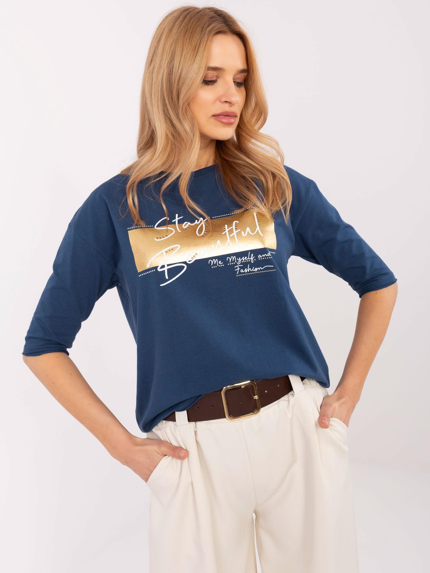 Blouse-CLM-BZ-0013.71-dark blue